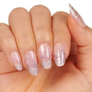 Color Street Nails LAVISH LAVENDER Glitter Dipped Set RETIRED New NWT